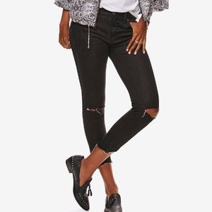 Free people ripped skinny jeans